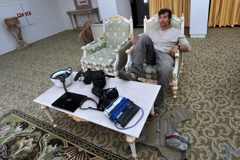 James Foley à Syrte en Libye, le 29 septembre 2011.