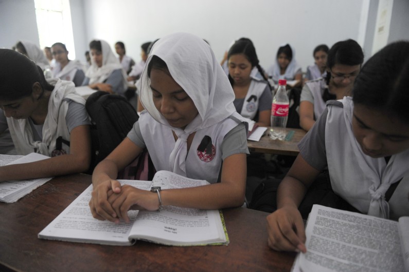 Une école pour filles à Dhaka, au Bengladesh
