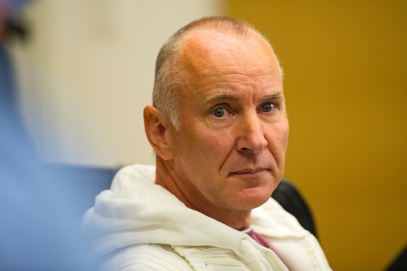 Detlef Günzel, officier de police de 56 ans, lors de son procès le 22 août à Dresde
