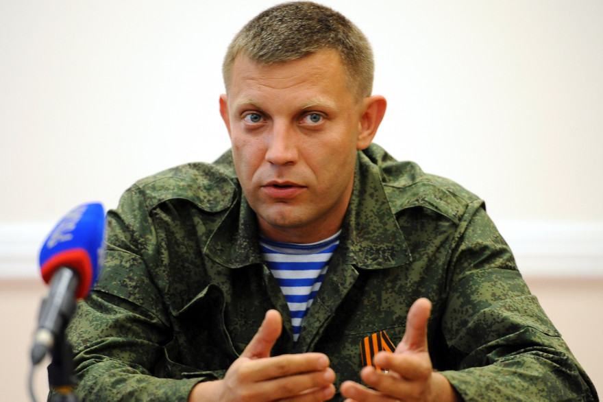 Alexandre Zakhartchenko, Premier ministre autoproclamé de la "République populaire de Donetsk" en Ukraine, le 7 août 2014.