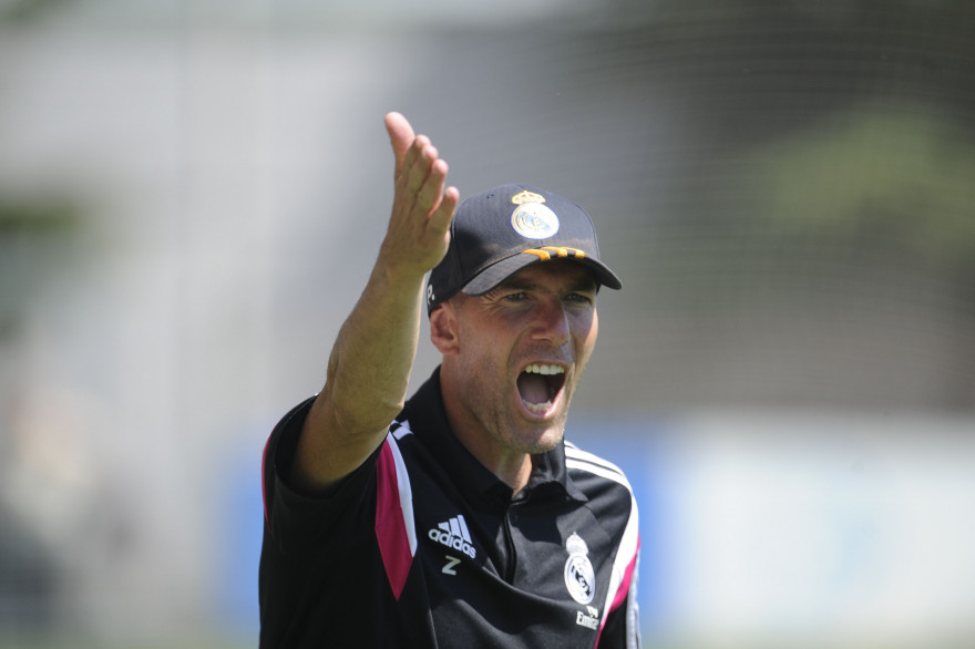 Zinédine Zidane le 24 août 2014
