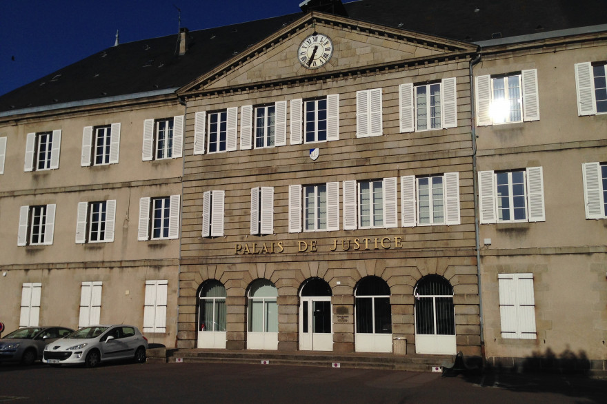 Le palais de justice de Guéret (illustration)