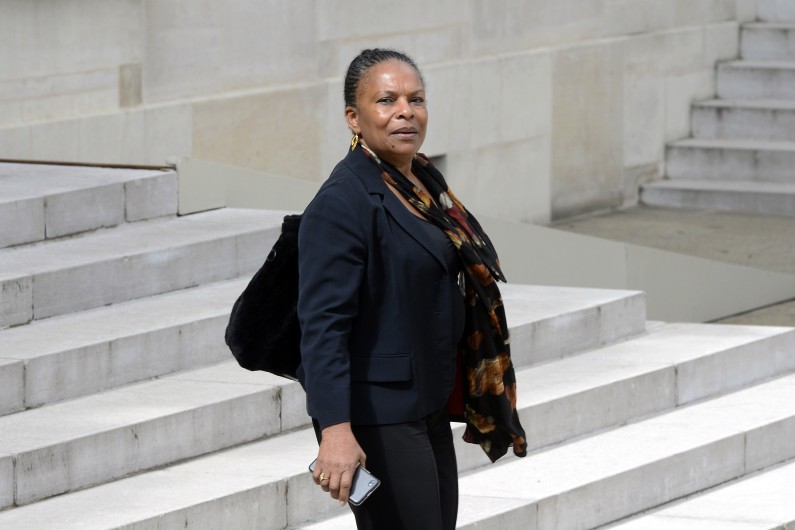Christiane Taubira à l'Élysée le 7 mai 2014 (archives)