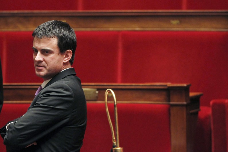Manuel Valls à l'Assemblée nationale, le 21 décembre 2010 (archives)