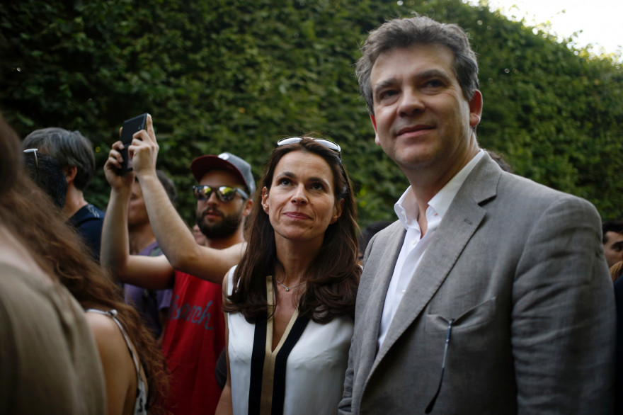 Aurélie Filieppetti et Arnaud Montebourg en juin 2014