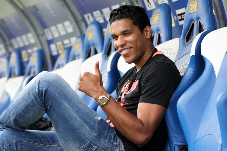 Brandao sur le banc bastiais, le 2 août 2014