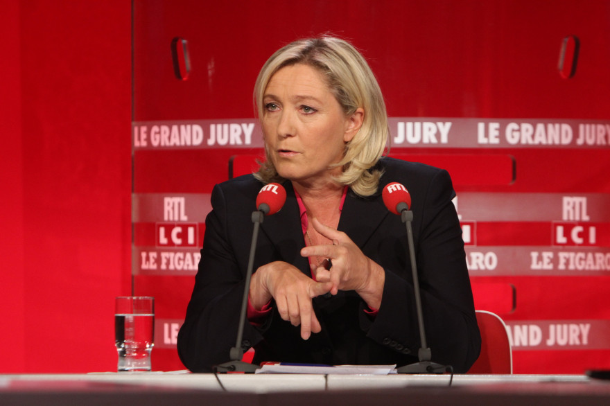 Marine Le Pen invitée du Grand Jury "RTL" dimanche 21 septembre 2014