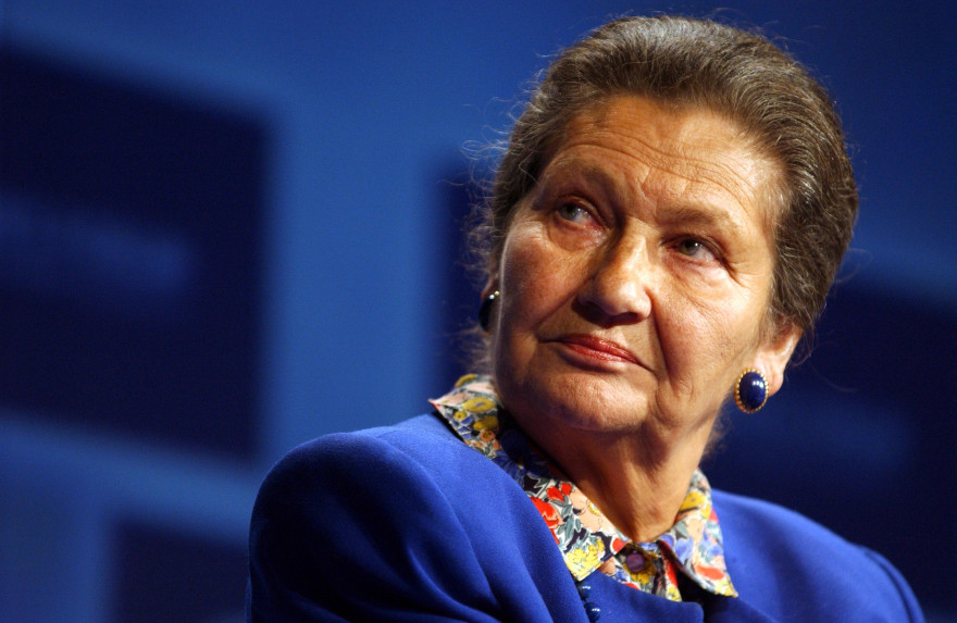 Simone Veil à Deauville le 15 octobre 2005