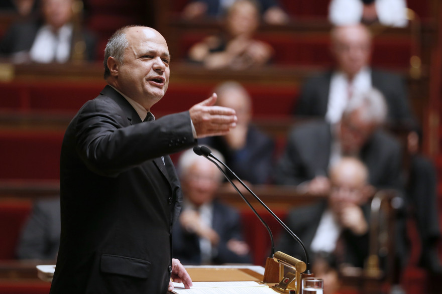 Le président du groupe PS à l'Assemblée Bruno Le Roux le 16 septembre 2014. (archives)