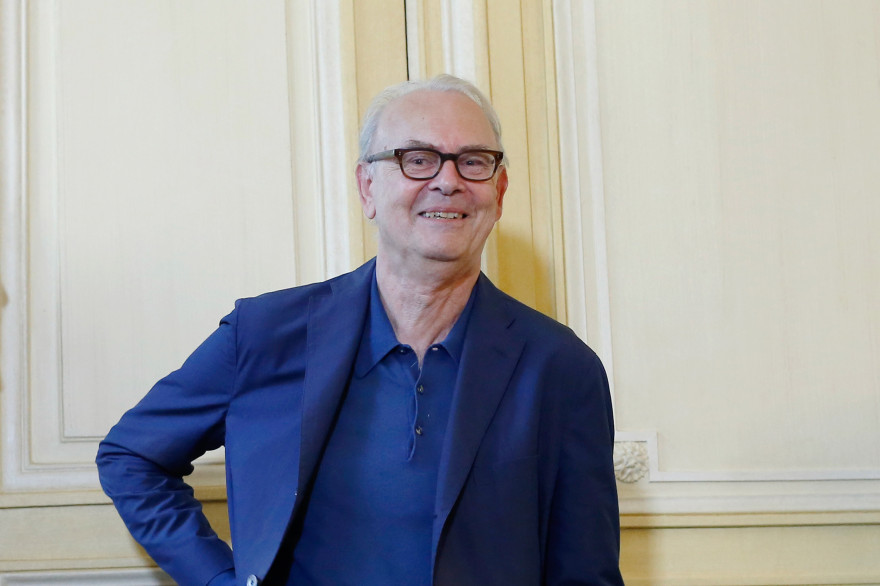 Patrick Modiano le 9 octobre 2014 à Paris