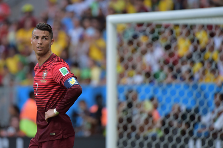 Cristiano Ronaldo sous les couleurs du Portugal lors de la Coupe du monde au Brésil