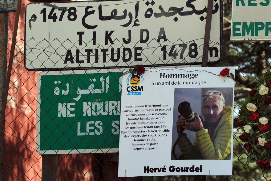 Une photo d'Hervé Gourdel, le Français enlevé le 21 septembre en Algérie et exécuté trois jours plus tard