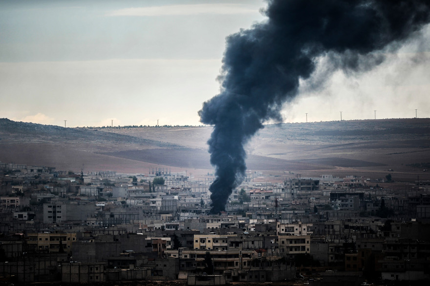 Les combats font rage depuis trois semaines à Kobané, ville à majorité kurde située à la frontière entre la Syrie et la Turquie (illustration).