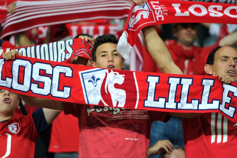Supporters du Losc, le 9 août 2014, à Villeneuve-d'Ascq. (archives)