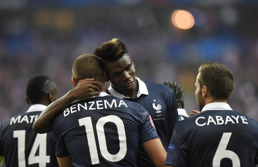 Karim Benzema et Paul Pogba