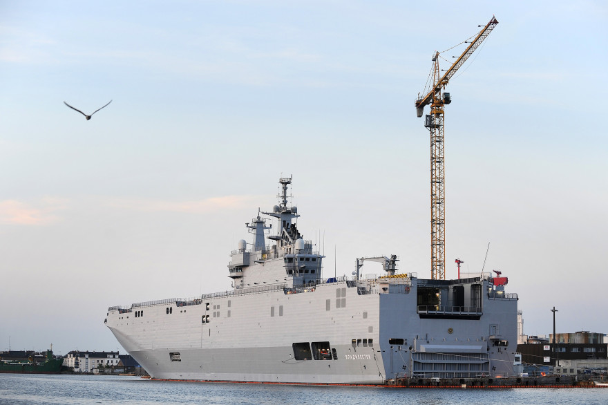 Le bâtiment militaire Mistral (archives)