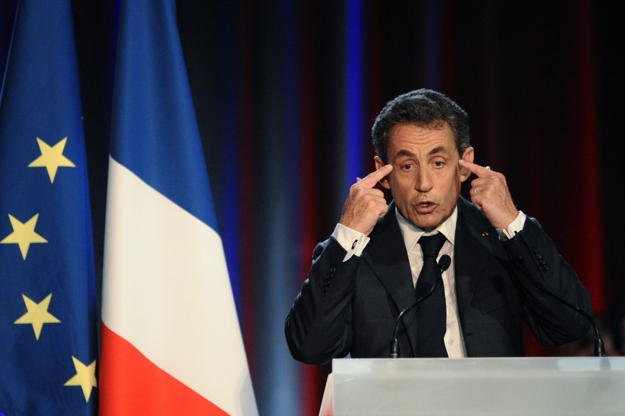 Pendant près d'une heure et demie, Nicolas Sarkozy a également multiplié les attaques contre le gouvernement, le lundi 3 novembre 2014 à Nancy.