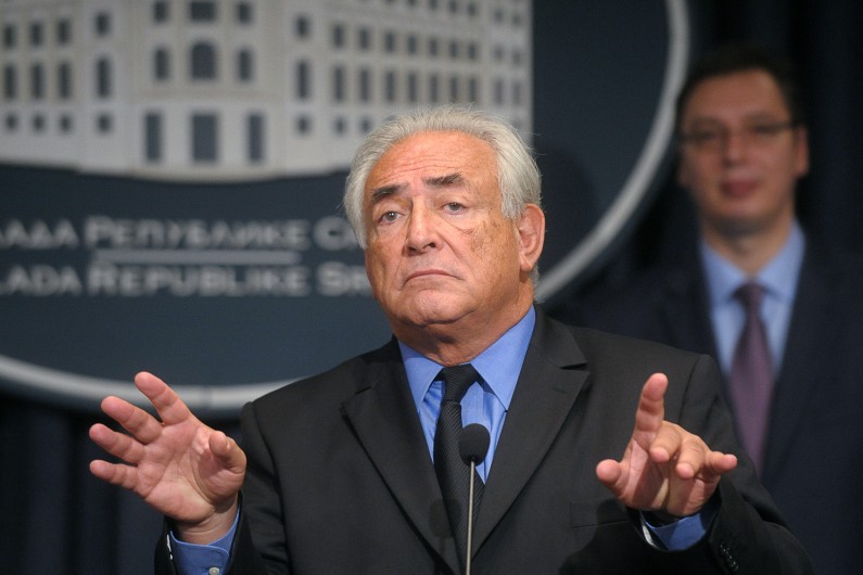 Dominique Strauss-Kahn, le 17 septembre 2013, à Belgrade. (archives)