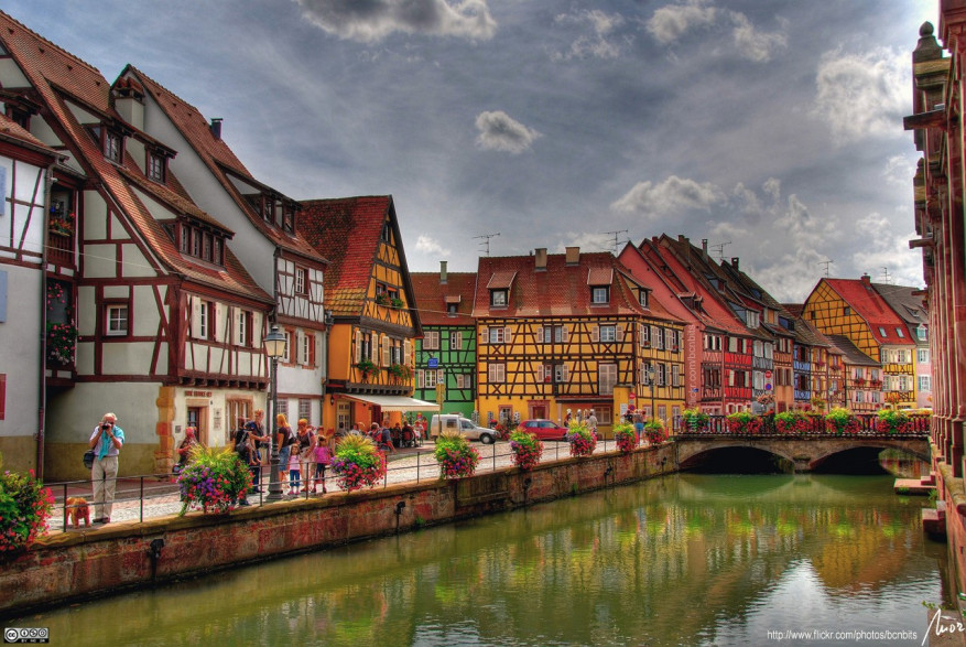 La ville de Colmar en Alsace