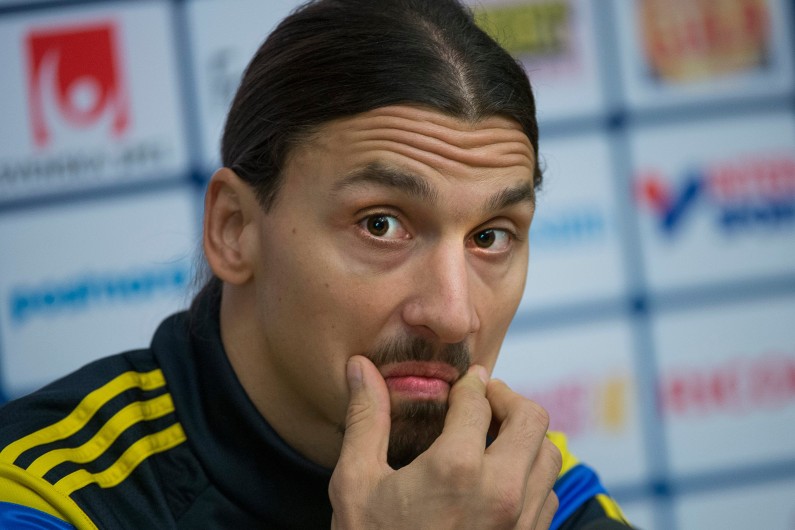 Zlatan Ibrahimovic, le 12 novembre 2014, à Stockholm. (archives)