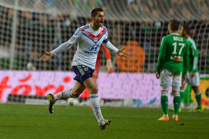 L'Olympique Lyonnais s'était imposé à l'ultime seconde lors du dernier derby à Saint-Étienne, le 10 novembre 2013