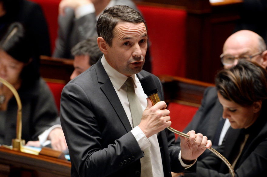 Thierry Mandon, secrétaire d'État à la Réforme de l'État, s'exprime à l'Assemblée nationale le 29 octobre 2014 (archives)