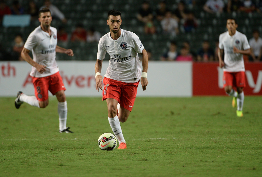 Javier Pastore sous les couleurs parisiennes en 2014