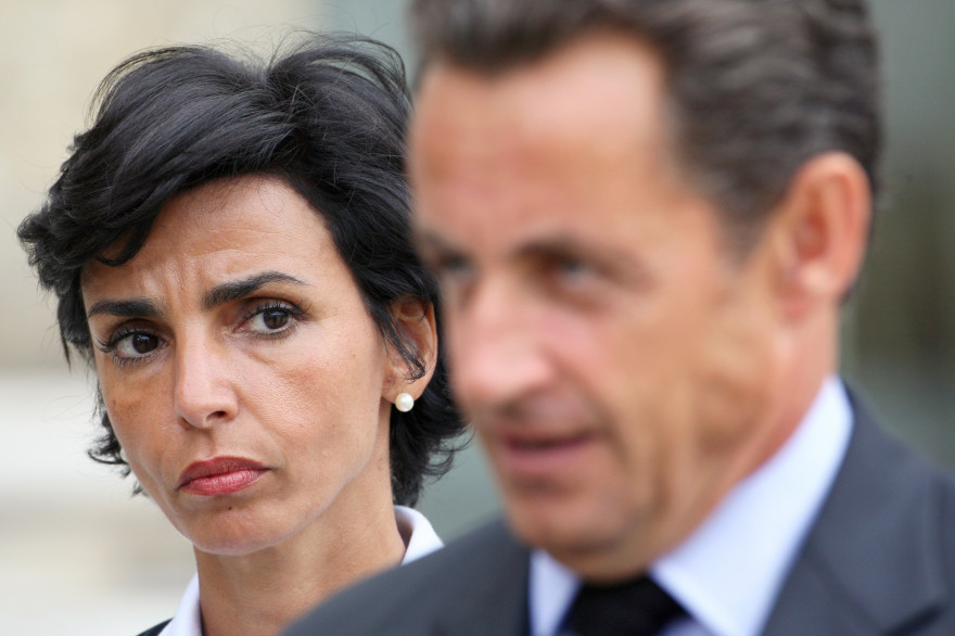 Rachida Dati et Nicolas Sarkozy. (archives)