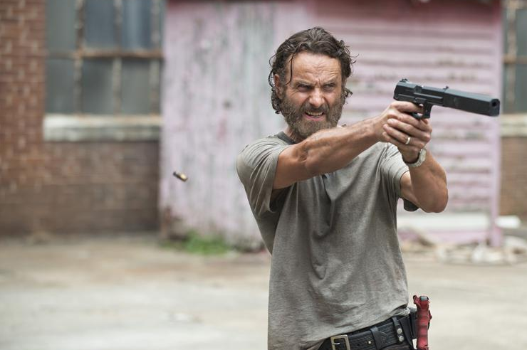 Rick (Andrew Lincoln) dans la saison 5 de "The Walking Dead"