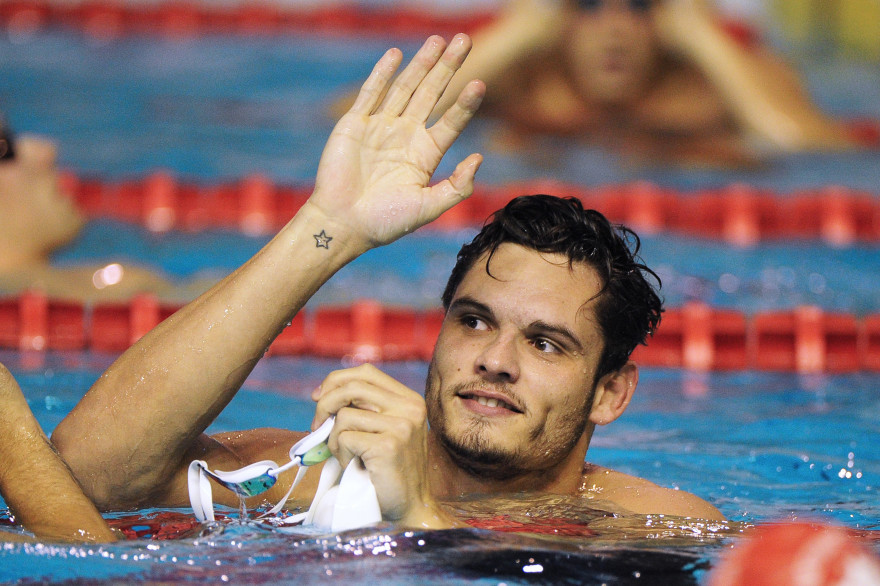 Florent Manaudou en novembre 2014