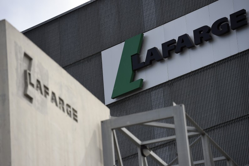 Le groupe français Lafarge (illustration)