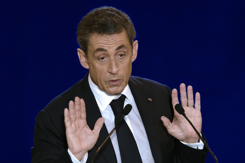 Nicolas Sarkozy, le 27 novembre, à Nîmes. (archives)