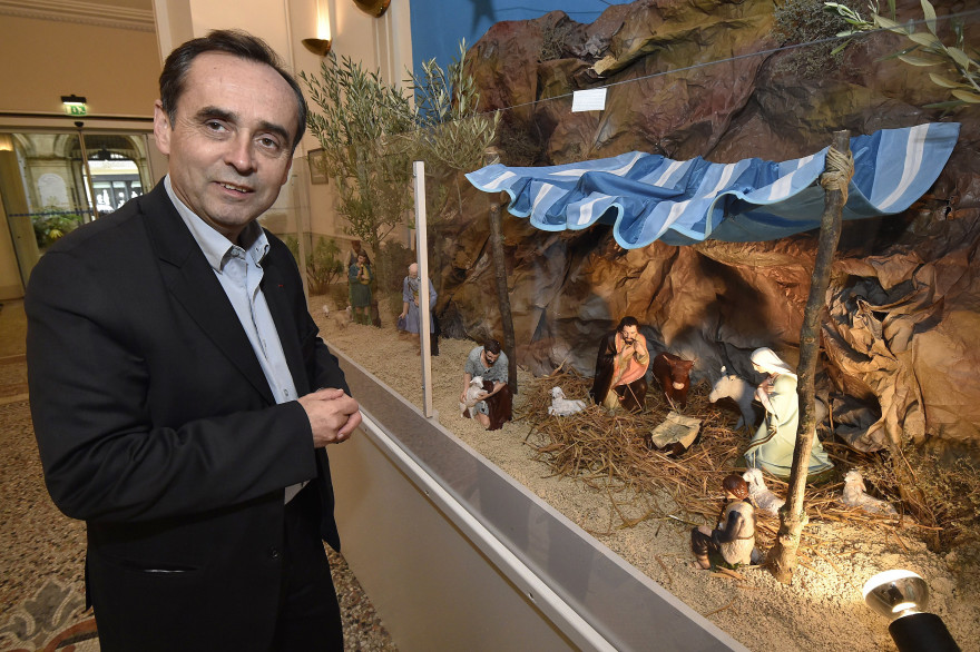 Robert Ménard à la mairie de Béziers, le 5 décembre 2014.