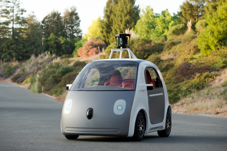 Une voiture autonome de Google le 28 mai 2014