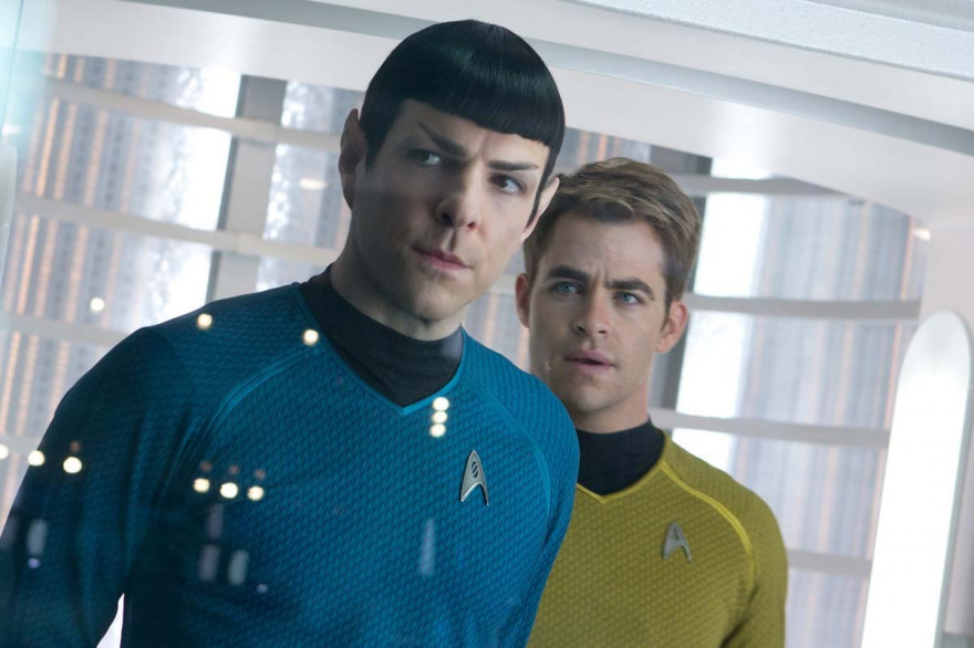 Spock (Zachary Quinto) et Kirk (Chris Pine) dans "Star Trek Into the Darkness" de J.J. Abrams
