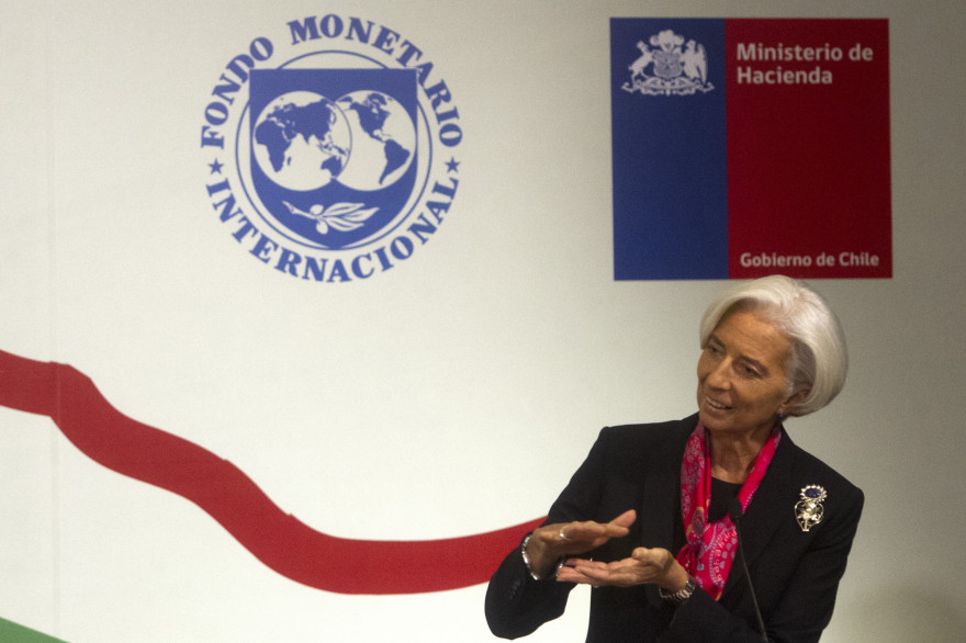 La présidente du Fonds monétaire international, Christine Lagarde, à Santiago du Chili, le 5 décembre 2014.