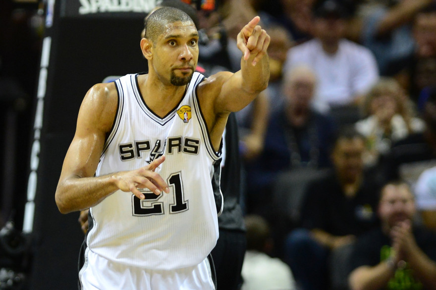 Tim Duncan a permis aux Spurs d'arracher du bout des doigts la prolongation face aux Pelicans (archives).