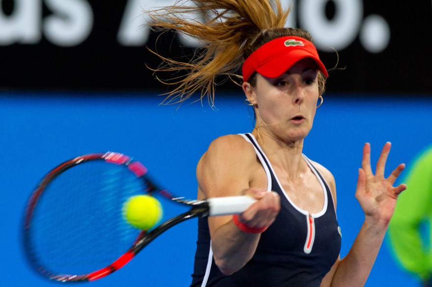 Alizé Cornet en janvier 2015 en Australie