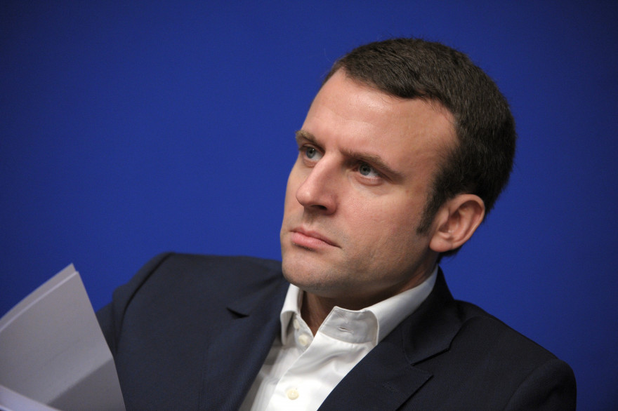 Emmanuel Macron lors du colloque organisé par Bercy, le 23 janvier 2015.