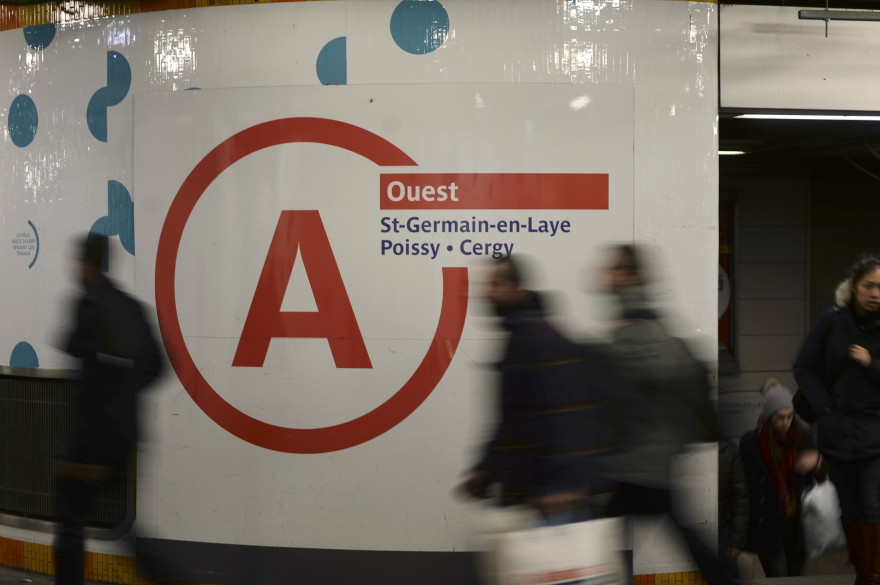 Dans les couloirs du RER A, le 29 janvier 2015 (image d'illustration)