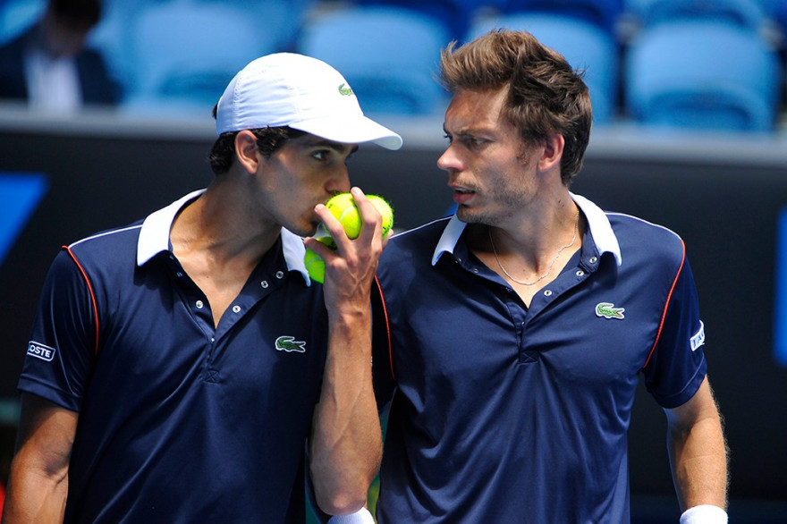 Le jeune Pierre-Hugues Herbert et Nicolas Mahut étaient en demi-finale du double