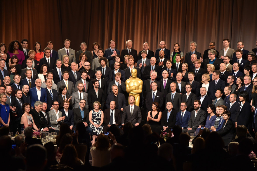 La traditionnelle photo de classe des nommés aux Oscars a été prise lundi 2 février à Los Angeles