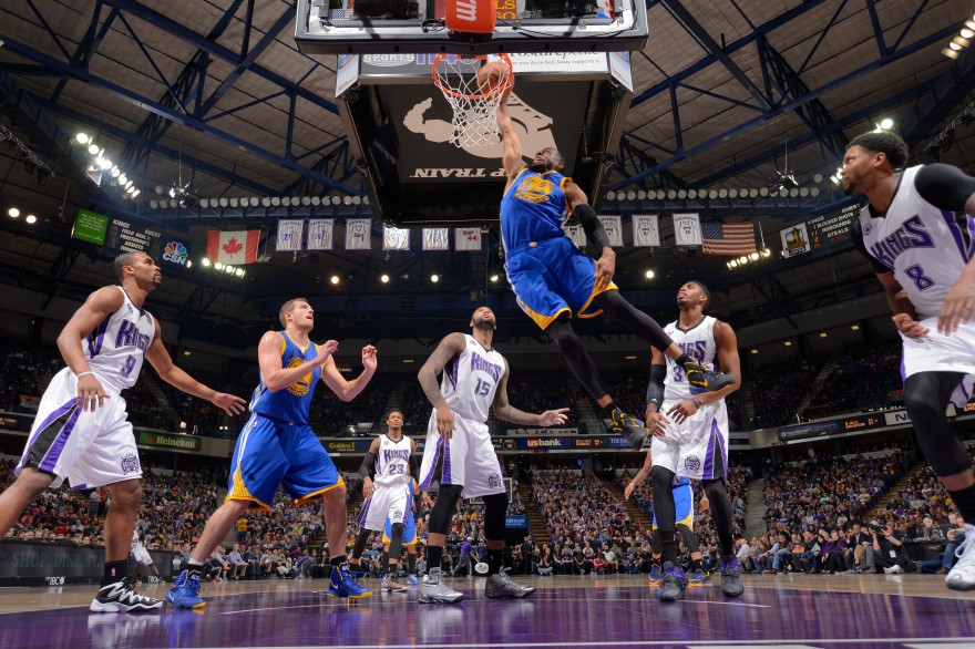 Les Warriors ont été supérieurs aux Kings sur tous les fronts, le 3 février 2015, à Sacramento.
