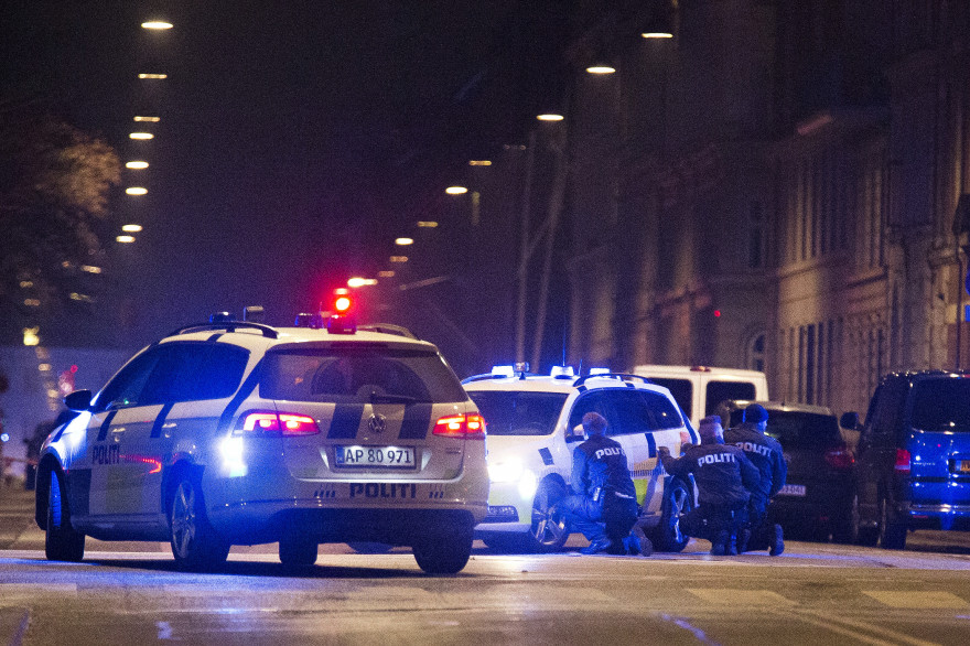 Les policiers à Copenhague le 14 février 2015
