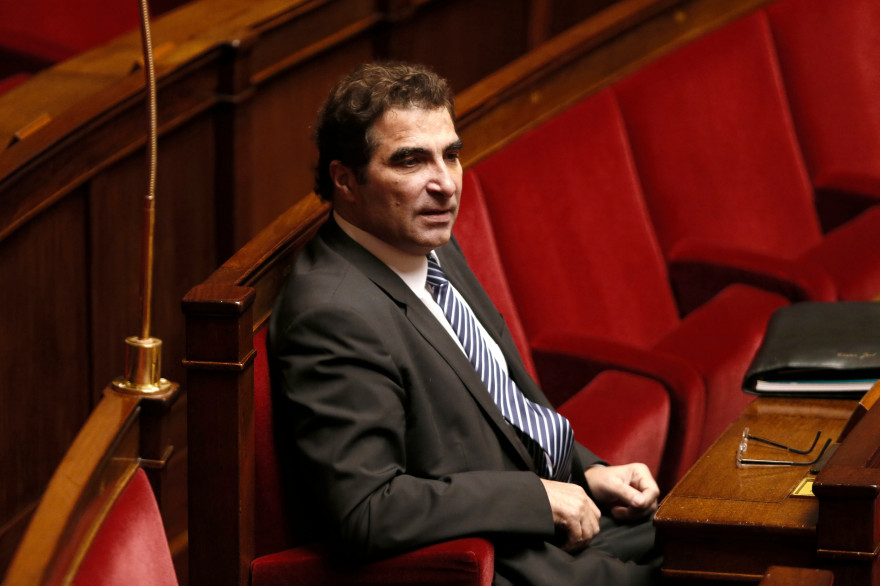 Le président du groupe UMP à l'Assemblée Christian Jacob, le 28 novembre 2014 (archives)