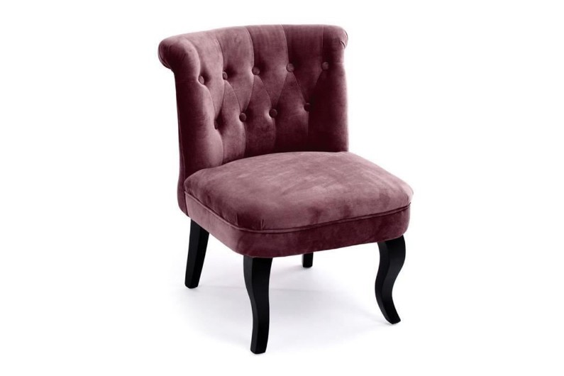 Venezia, Fauteuil crapaud vieux rose, MonCornerDéco