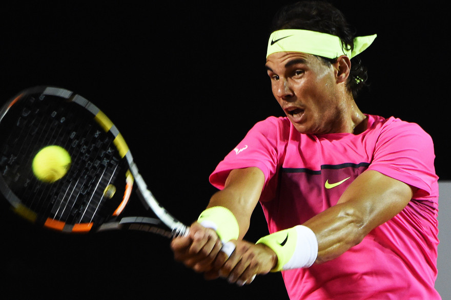 Rafael Nadal à l'Open de Rio le 19 février 2015