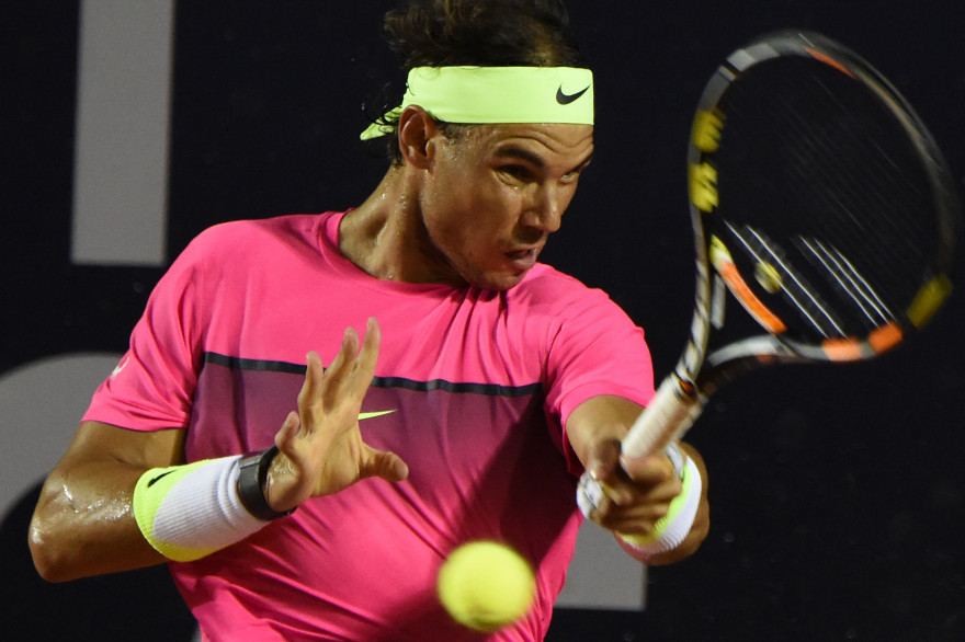 Rafael Nadal à l'Open de Rio le 21 février 2015