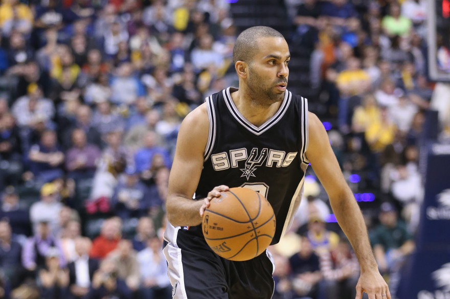 Tony Parker des San Antonio Spurs, le 9 février 2015 (archives)