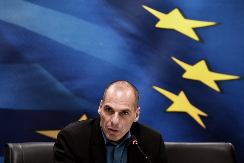 Yanis Varoufakis, le ministre des Finances à Athènes en Grèce, le 30 janvier 2015.
